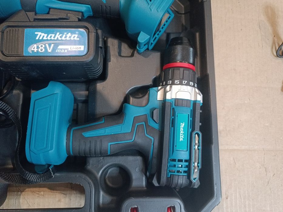 Безщітковий комплект 2 в 1 шуруповерт DTW 488 та болгарка DGA5