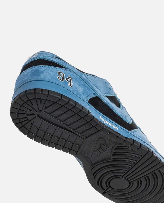 Мужские кроссовки Nike SB Dunk x Supreme Blue. Размеры 41-45