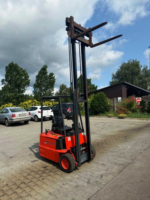 wózek widłowy elektryczny LINDE E12 przesuw boczny 3.4m 1200kg 7600mtg
