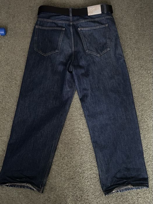 Baggy джинсы синие широкие Pull&Bear