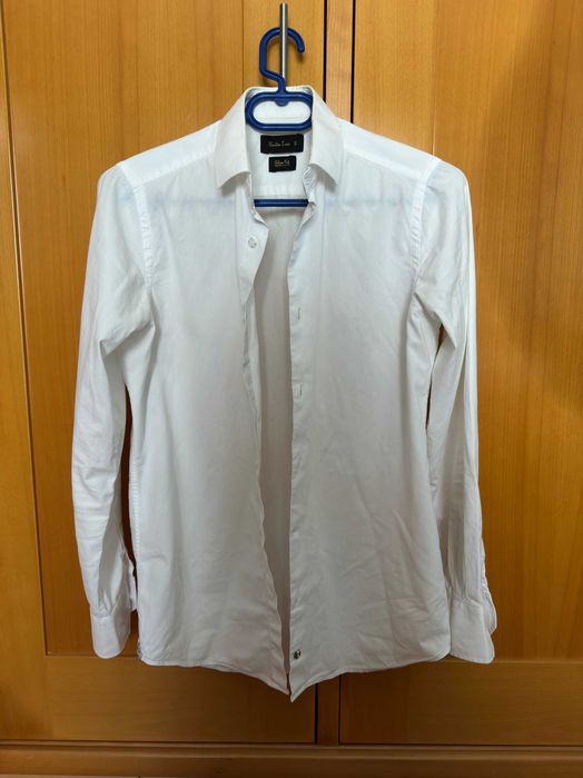 Camisa Suits Slim Fit Branca (S)