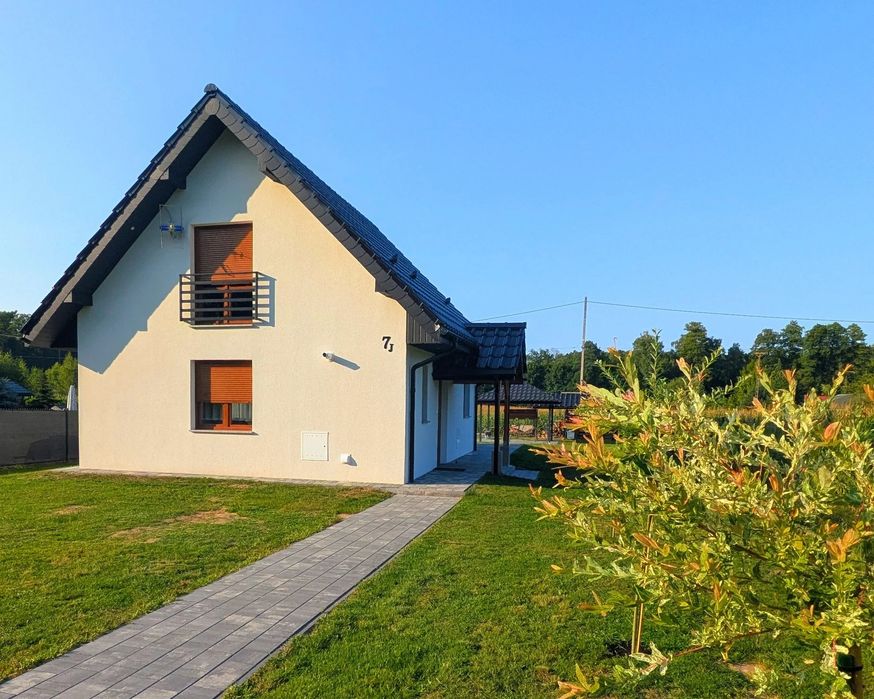 Domek na WYŁĄCZNOŚĆ z balią/jaccuzi, kominkiem, na odludziu.