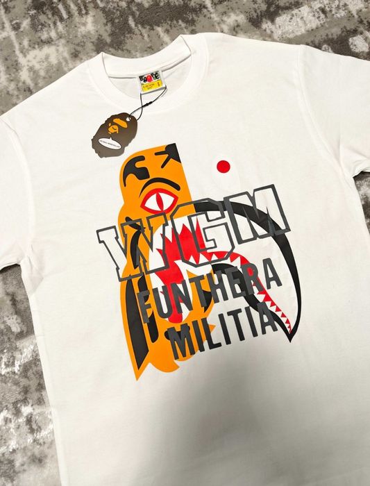 Футболка bape tiger/shark