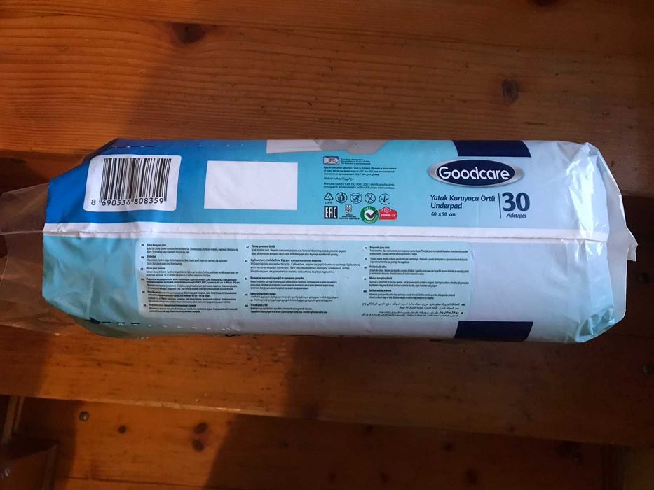 Пелюшки одноразові  непромокаючі 60*90