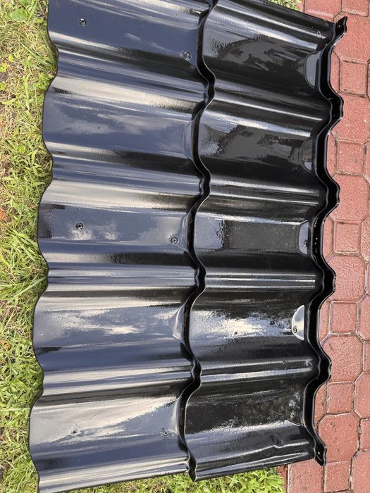 Blachodachówka czarna mat