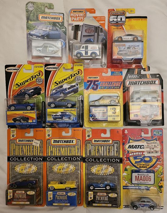 Matchbox vários modelos