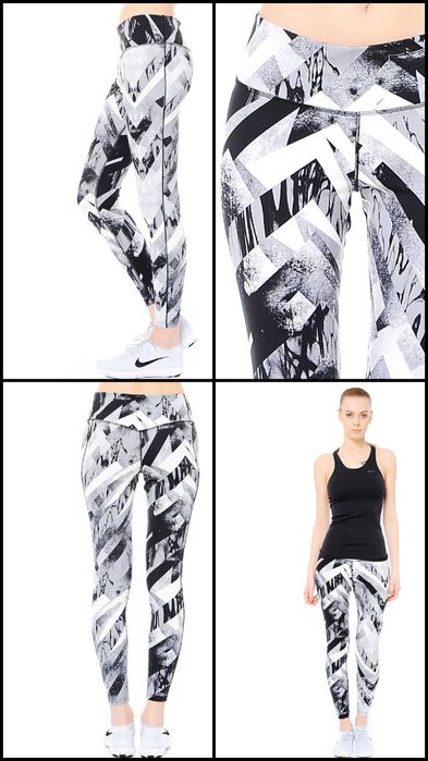 NIKE Legginsy Spodnie XS (34) / S (36)