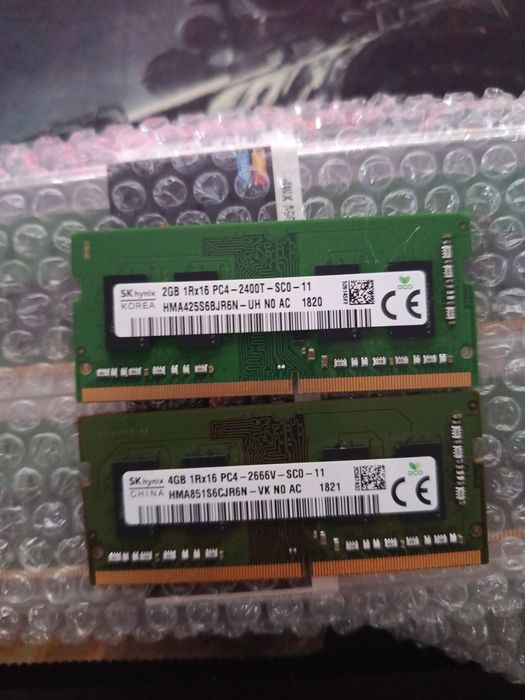 Оперативная память DDR4 для ноутбука SK hynix 6 ГБ (2+4 ГБ)
