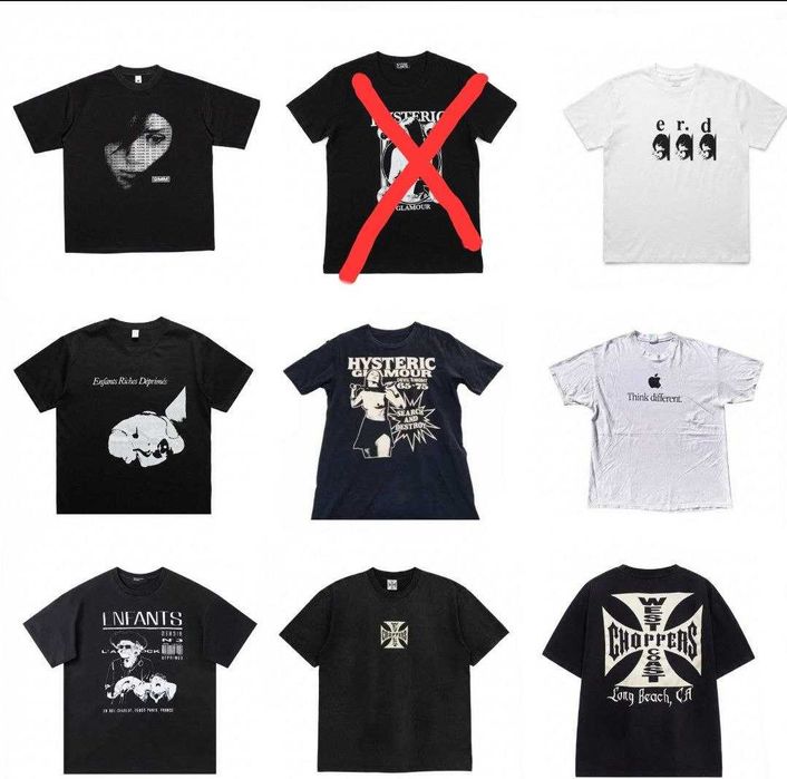 Undercover,Mastermind,Ifsixwasnine,LGB,ERD,Hysteric Glamour Opium Archive Indyslius Y2k longsleeve/Опиум Архив Индислиз лонгсливы и футболки