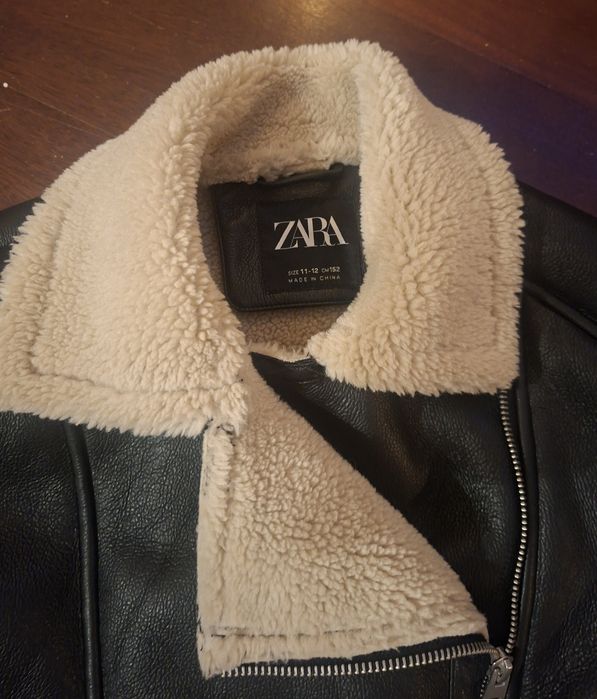 Blusão tipo biker da Zara (menina).