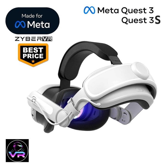 ‼️ TOP Meta Quest 3 (3S) кріплення з акумулятором ZyberUSA Elite Strap