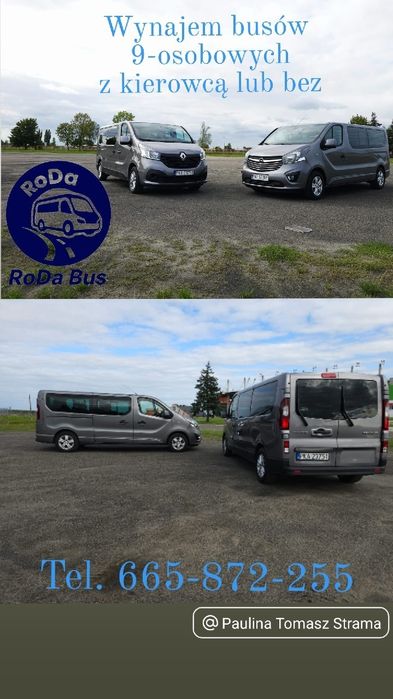 Wynajem Busów 9-osobowych NAJTANIEJ!!!