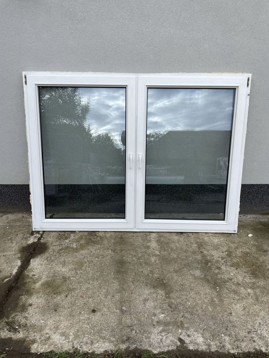 Okno okna plastikowe dwuskrzydłowe 206x153