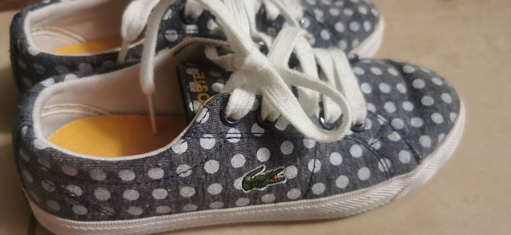 Trampki lacoste dla chłopca jak i dziewczynki 30,5  30,5