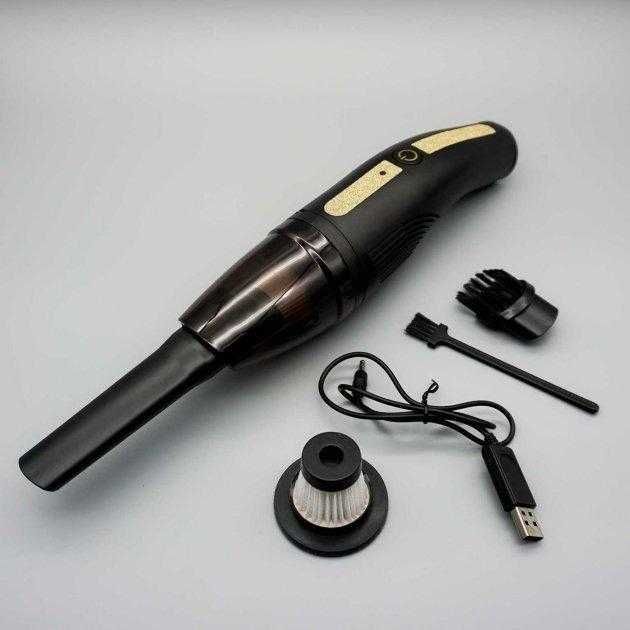 Потужний пилосос на акумуляторі. Ручний USB пилосос. Пылесос для авто