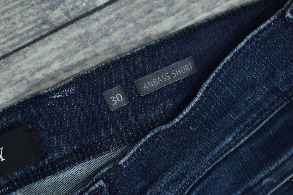 Replay Anbass Short Męskie Spodenki Jeansowe 30 Hyperxflex