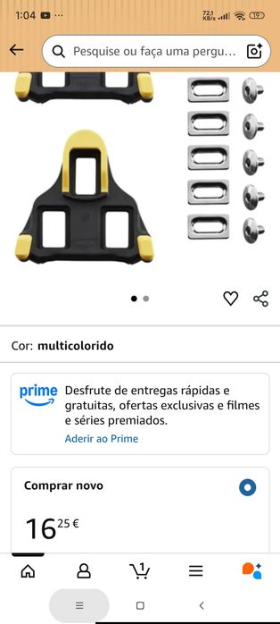Travas sapatilhas compatíveis Shimano
