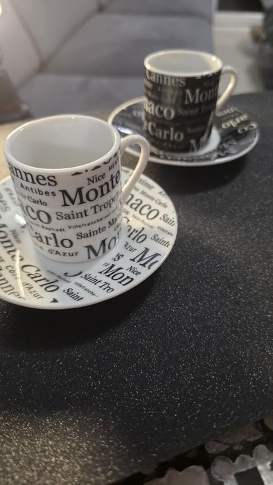 Filiżanki do espresso Monaco dwie sztuki