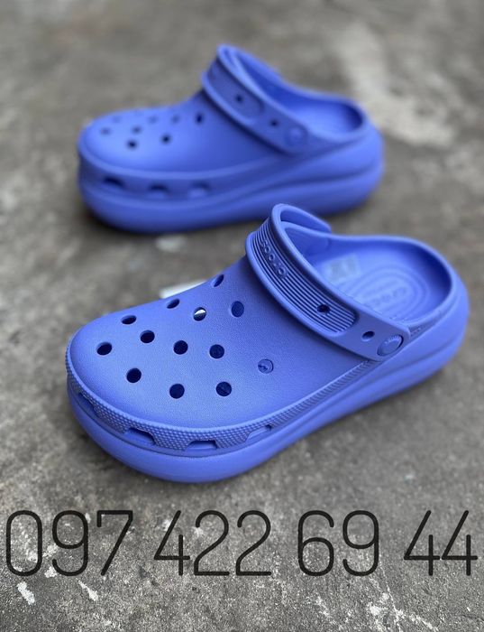 Сабо Crocs Classic Crush крокси на платформі Crocs Crush