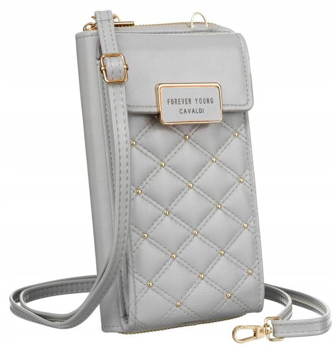 mini torebka-portfel damska ze skóry ekologicznej - 4u cavaldi