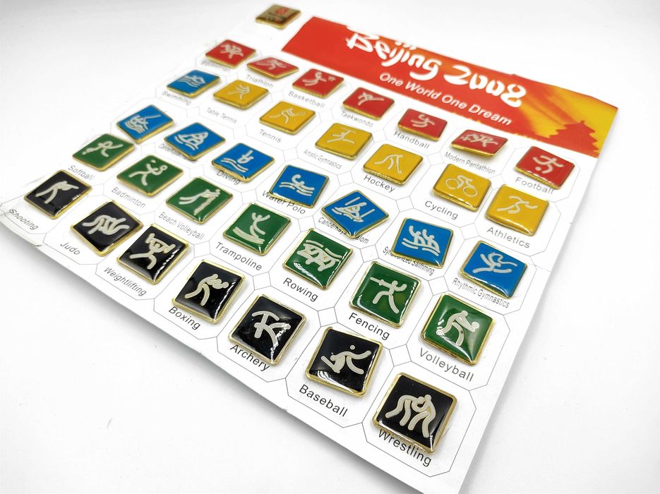 Значки оригінальні олімпіада Пекін Китай 2008