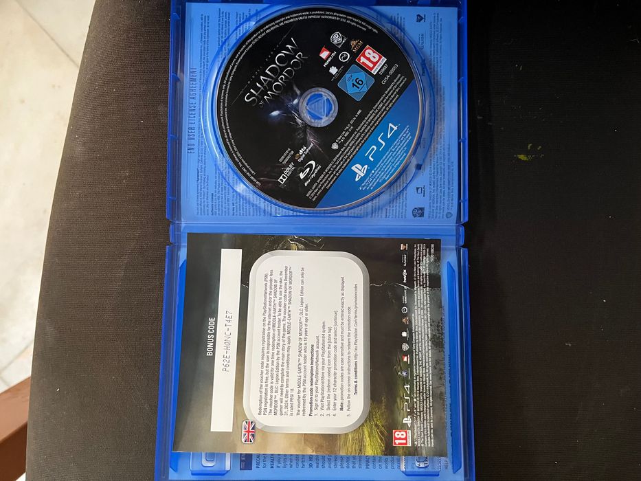 Jogo ps4 shadow of mordor