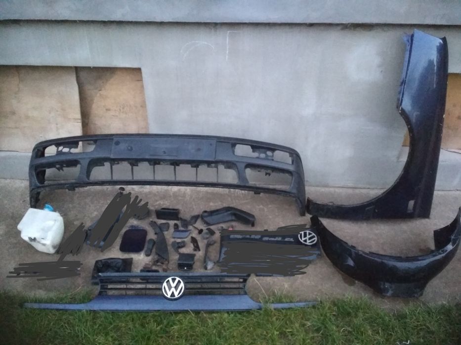 Крило бампер пічка  на Гольф 3