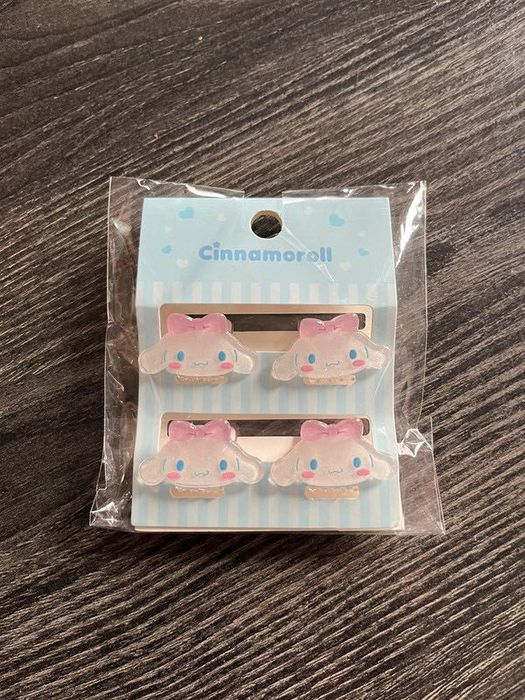 Cinnamoroll Sanrio Hello Kitty brokatowe spinki