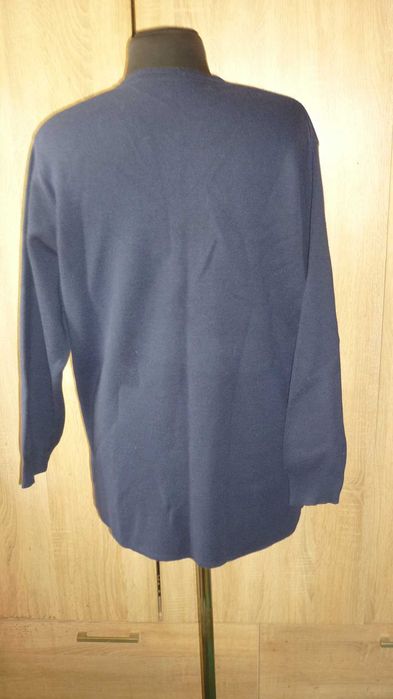 Włoski damski rozpinany długi sweter r; 48/50