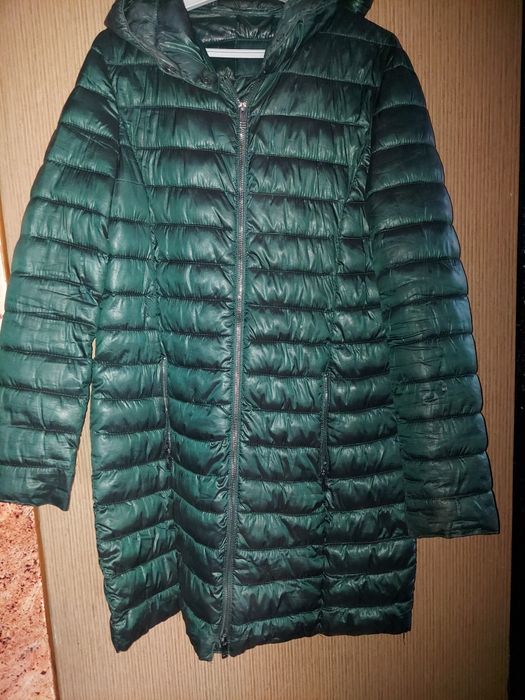 Amisu | New Yorker | płaszcz | kurtka | butelkowa zieleń