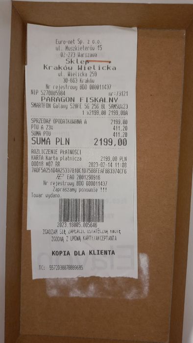 Samsung s20 fe 256gb
