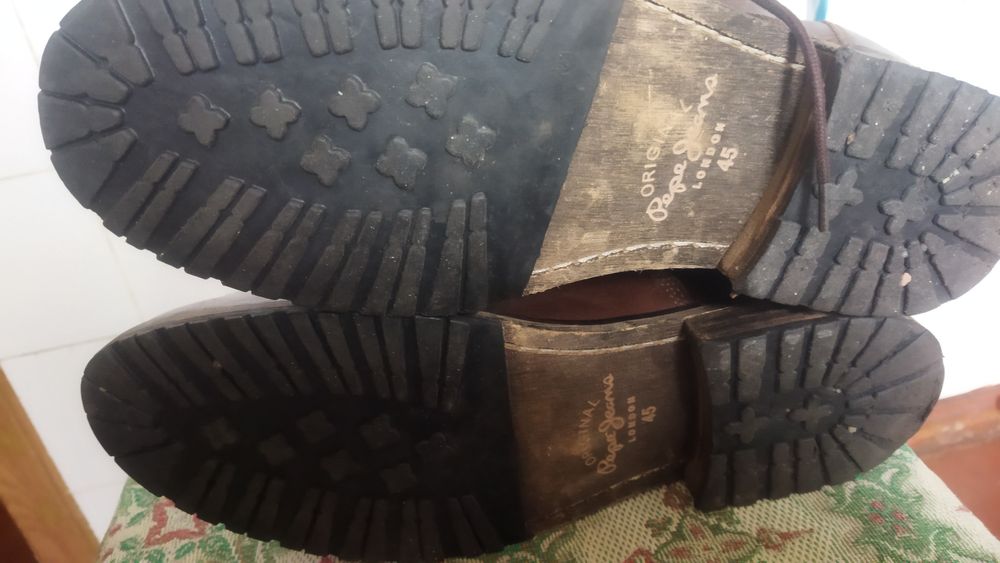 Кожаные мужские ботинки Pepe Jeans 45р