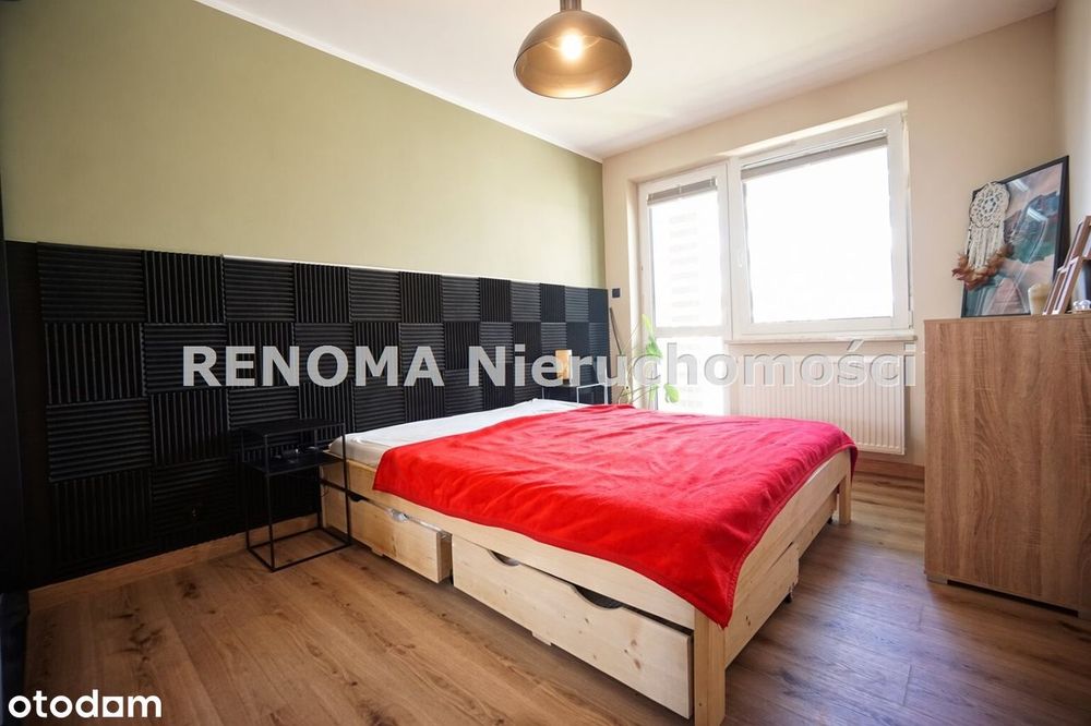 3 pokoje, 68,5m2 , balkon 15 m² z widokiem na las