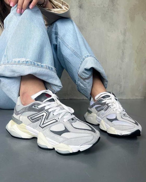 Кроссовки Женские New Balance 9060 Rain Cloud Grey/Кросівки Жіночі НБ