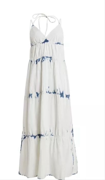 Allsaints Denim Sulli Midi, Sukienka na lato