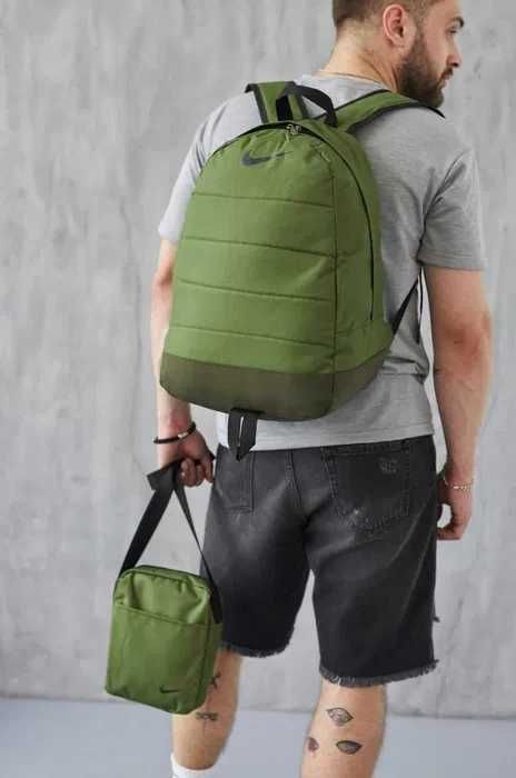 Комплект Рюкзак Сумка через плечо Nike городской мужской женский Найк