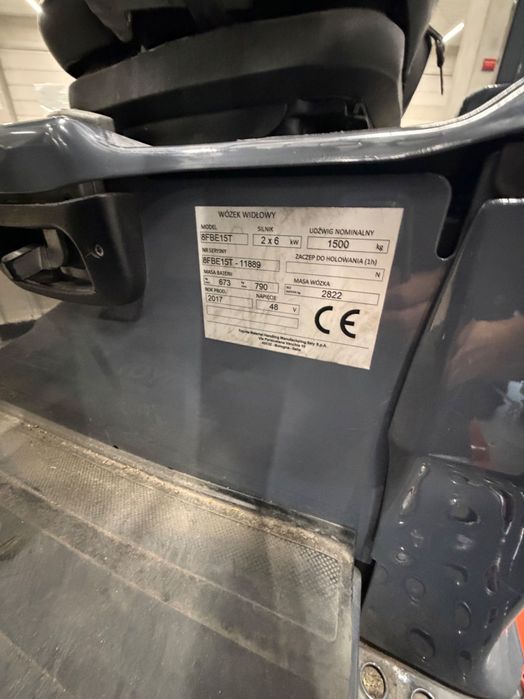Wózek Toyota 8FBET15