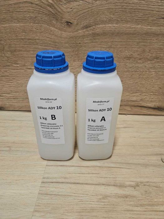 Silikon formierski addycyjny ADY 10 Shore A | Zestaw 1 kg (A+B)