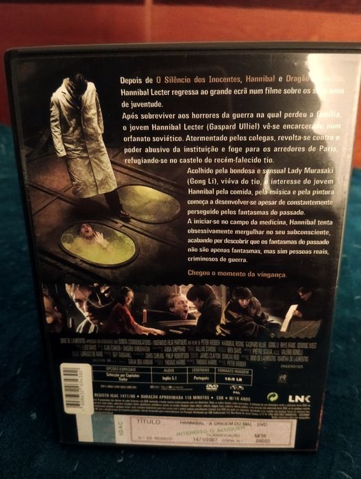 DVD Hannibal a origem do mal