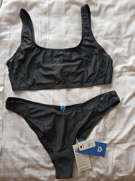 купальник Arena team stripi bikini brallete