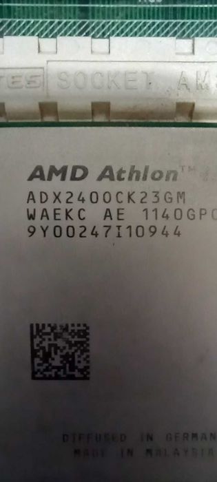 Комплект материнська плата AM3 , Athlon II X2 240 та пам'ять 4gb бв