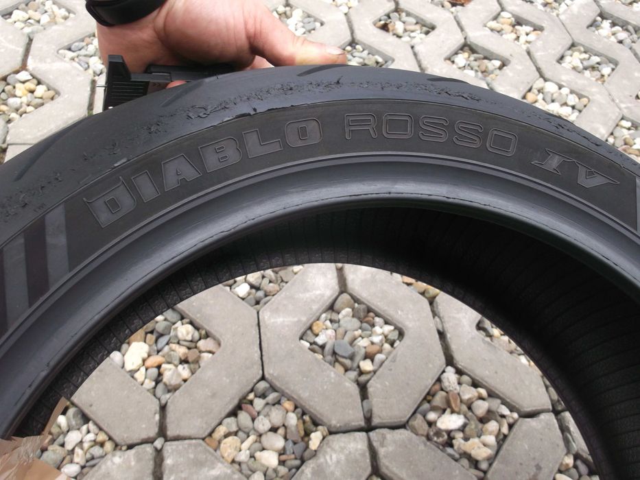 opona 190/55ZR17 Pirelli Diablo Rosso 4 dot1621 2,3mm tor r1 IV