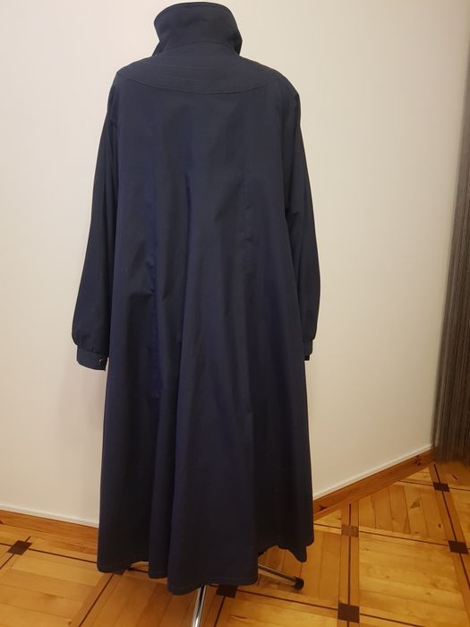 Płaszcz wiosenny, granatowy, rozmiar L/XL
