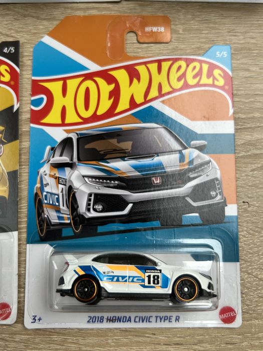 Hot Wheels HONDA CIVIC set Type-R zestaw 5szt Walmart