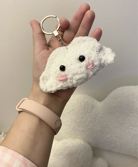 Brelok "Chmura" handmade