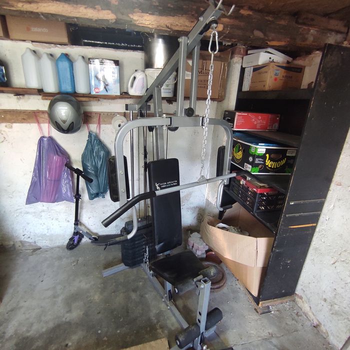 Sprzedam atlas z obciążeniem i sztanga