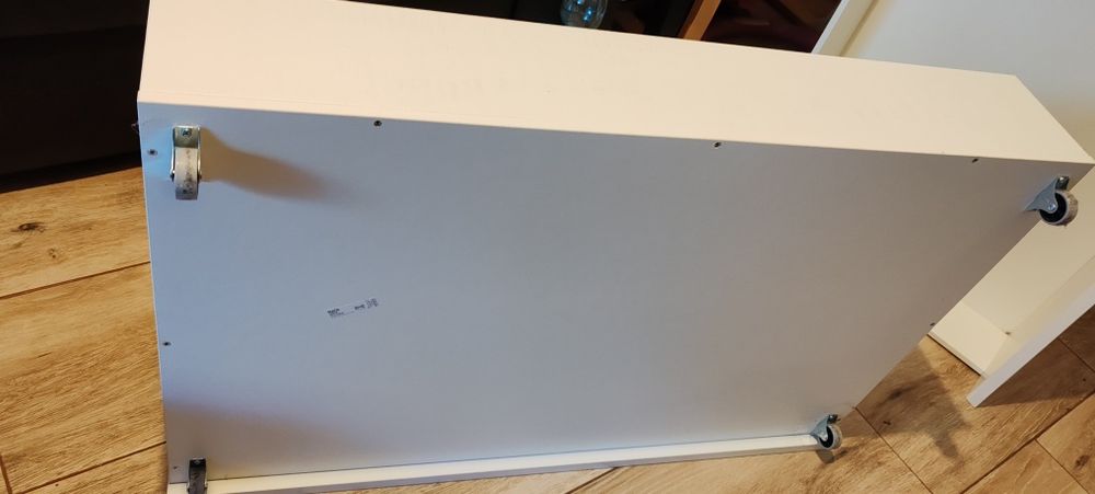 Gavetas Brancas  c/ Rodizios p/  Cama  - Como Novas