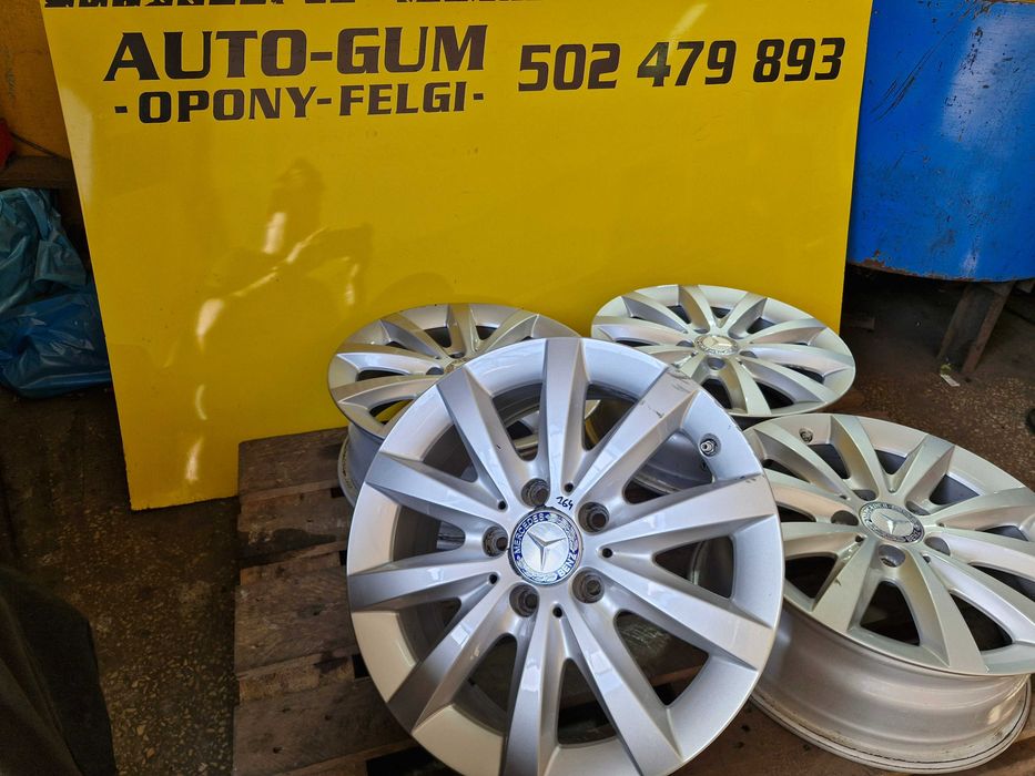 Alufelgi 5x112 16 Mercedes-Benz B-Klasa W246 W242 OE 6.5" x 16" ET49