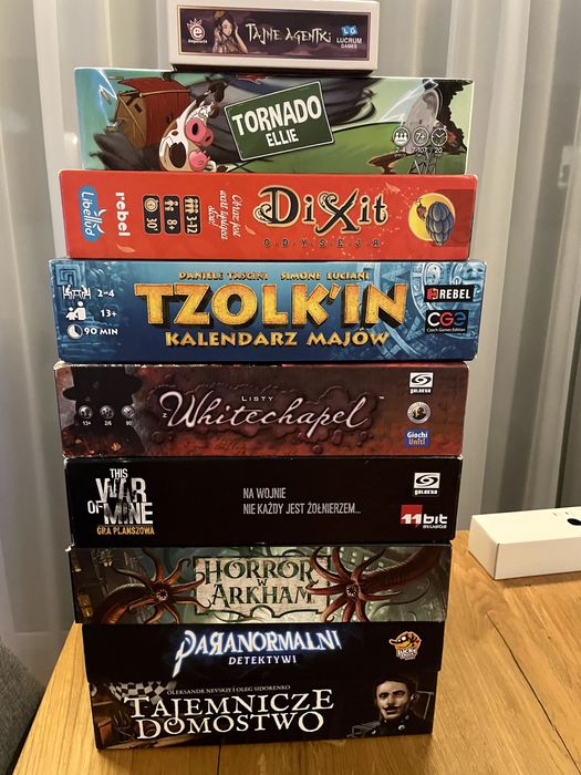 Gry planszowe Dixit, Horror w Arkham, Tzolk’in, This War of Mine
