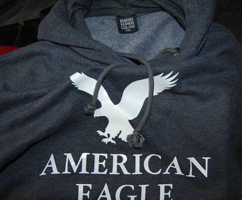 bluza męska ciepła z kapturem roz.L